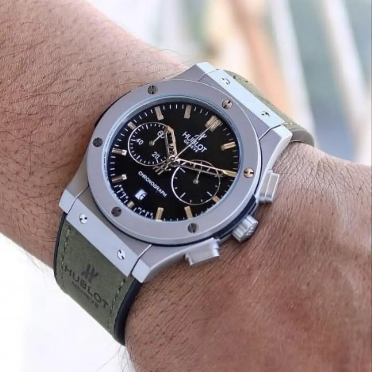 Classic Fusion Chronograph King Green Represent London